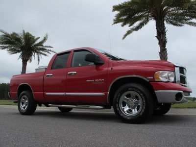 Dodge ram 1500 crew cab slt thunder road 5.7l hemi low low miles nice truck !!