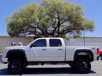 Lifted 2007 silver sle1 z71 6.6l v8 4x4 alpine bushwacker fuel dvd sirius nitto