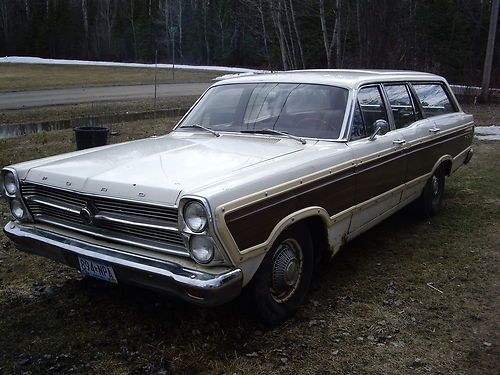 1966 ford fairlane squire wagon