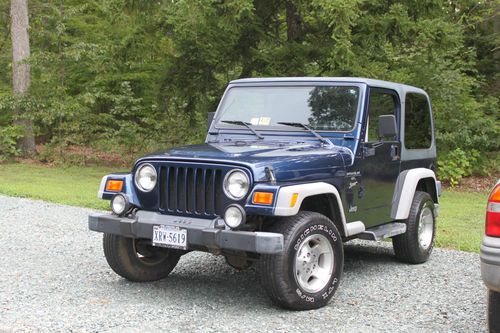 2001 wrangler, both tops