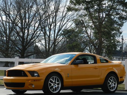 FORD SHELBY GT500 GRABBER ORANGE SUPER RARE CAR ONLY 1,300 MILES SHOWROOM NEW, US $38,400.00, image 4