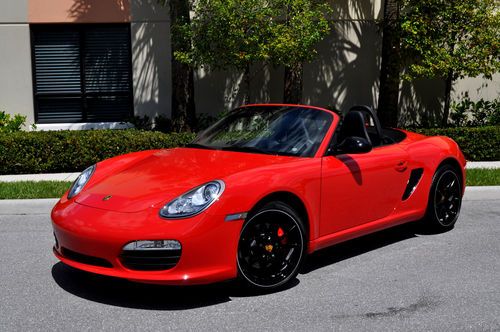 2011 porsche boxster s convertible*rare color*sport exhaust*6 speed*nav*msrp 75k