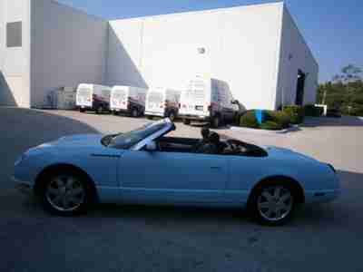 2003 FORD THUNDERBIRD CONVERTIBLE 3.9L V8 RWD LOCAL ONE OWNER CLEAN CARFAX L@@K, image 2
