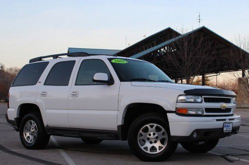 05 chevy tahoe z71 4wd 4x4 awd 5.3l v8 automatic leather rear dvd sunroof