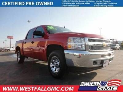 Gm certified 2013 chevy 1500 crew cab, lt1, full power, factory warranty