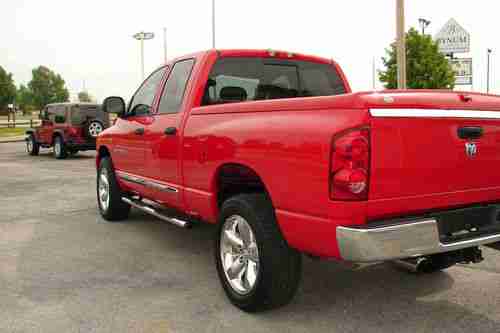 2007 Dodge Ram 1500 Laramie~Hemi 5.7L~4x4~Red~Bed Cover~Dual Magna Flow Exhaust!, US $15,500.00, image 4