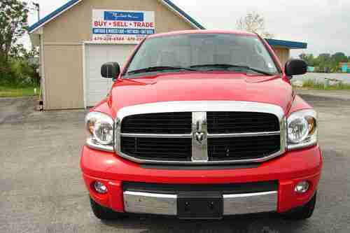 2007 Dodge Ram 1500 Laramie~Hemi 5.7L~4x4~Red~Bed Cover~Dual Magna Flow Exhaust!, US $15,500.00, image 5