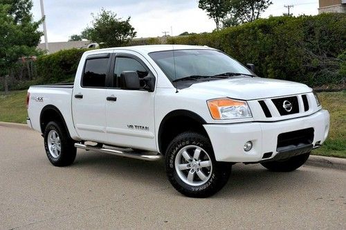 2010 nissan titan pro-4x 4x4 crew cab leather heated seats financing aval