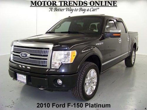 4x4 platinum navigation rearcam roof leather htd ac seats 2010 ford f-150 65k