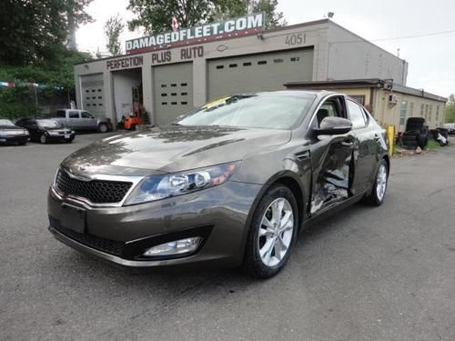 2012 kia optima lx gdi 24k miles, damaged/clear title