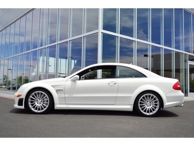 Mercedes clk63 amg black series coupe white