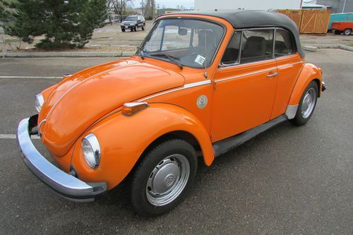 1975 volkswagen beetle base convertible 2-door 1.6l