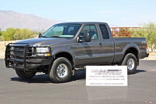2002 ford f250 diesel manual 6 speed 4x4 xlt 4wd pickup 4-door 7.3l see video