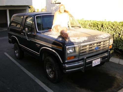 1986 ford bronco custom sport utility 2-door 5.0l