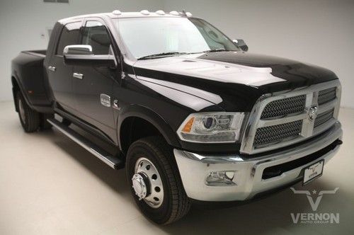 2013 drw laramie longhorn mega 4x4 navigation sunroof leather heated diesel