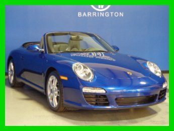 2009 911 cabriolet aqua blue heated seats heated steering wheel seat ventilation