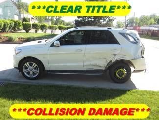 2012 mercedes benz 350ml  bluetec rebuildable wreck clear title