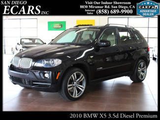 2010 bmw x5 35d diesel custom premium leather seats navigation camera package