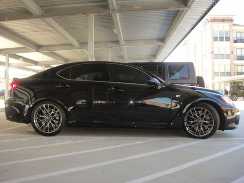 2010 lexus isf black on black nav sunroof leather