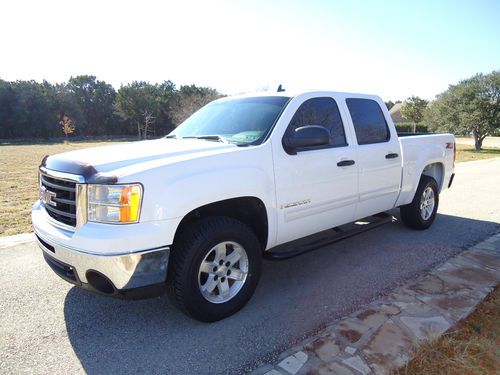 2009 gmc sierra 1500 sle crew cab z71 4x4 leather pickup 5.3l exc cond slt ltz