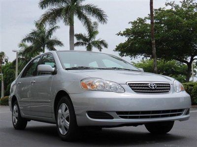 2007 toyota corolla le-only 22,667 miles-florida owned and driven-no reserve