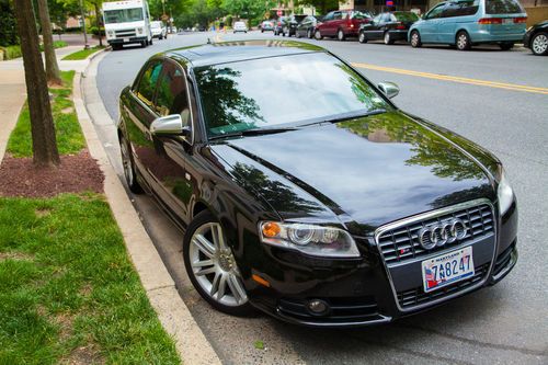 2007 audi s4 - 4.2l v8, 6 speed manual, quattro, black on black, new motor!!! b7