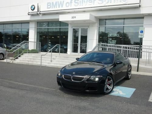 Bmw m6 coupe, smg, black/black, 2007-56k miles***mint condition/ obo