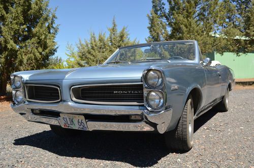 1966 pontiac tempest convertible - blue