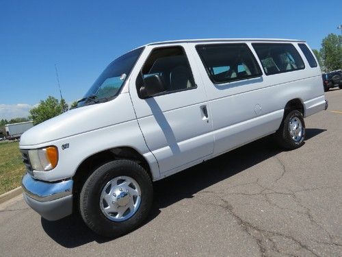 2001 ford e-350 15 passenger van xlt 5.4 v8 just 89k original low miles ! fleet