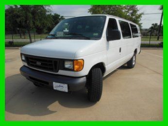 2006 ford e-350 super duty xl 15 passenger fleet maintained