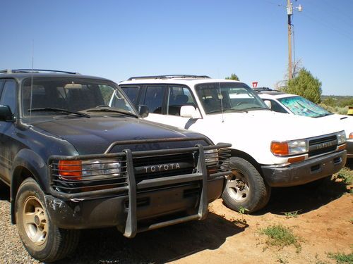 2 1994/1993 fzj80 land cruisers front/rear lockers need work builders projects