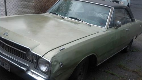 1968 dodge dart 2 door hard top slant 6