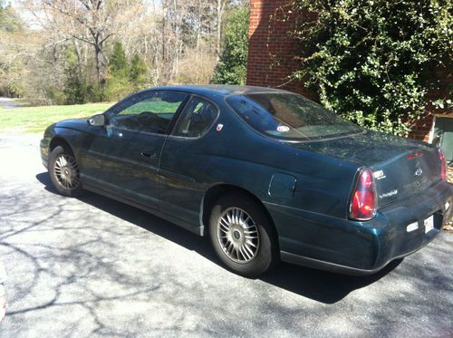 2001 chevrolet monte carlo ls coupe 2-door 3.4l