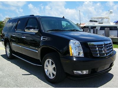 Best deal!! 1 owner! cadillac escalade esv! nav! 3rd row! ht/ac sts! fl car!!