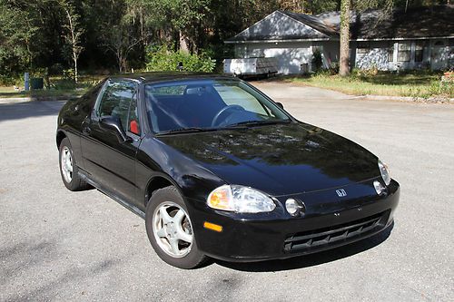 Honda del sol 1995 79k florida clean car. adult owned stock condition.