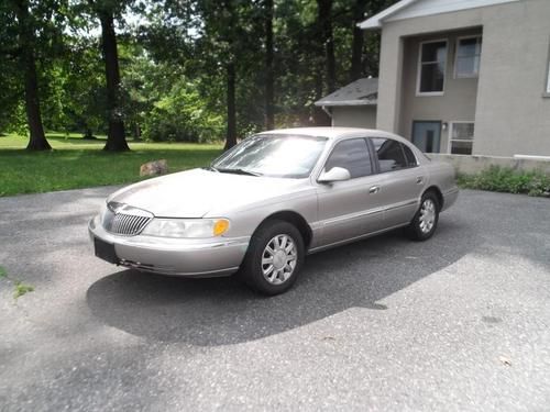 2001 lincoln continental luxury sedan runs great reliable cheap luxury