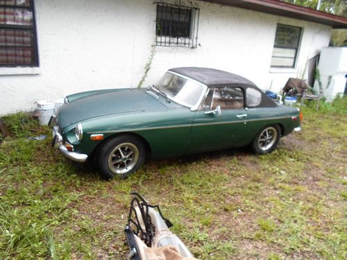 1973 mgb - chrome bumper