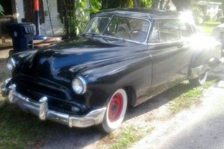 1951 chevrolet sport coupe,  2 door