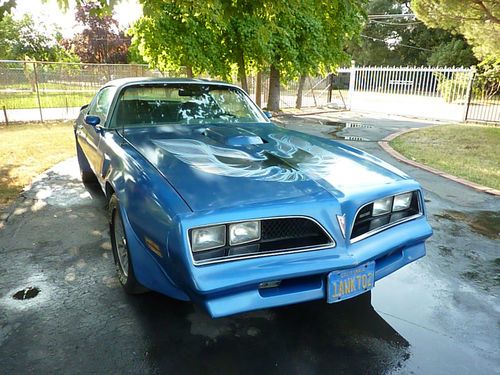 1978 trans am low miles rust free calif car,,survior quality look!