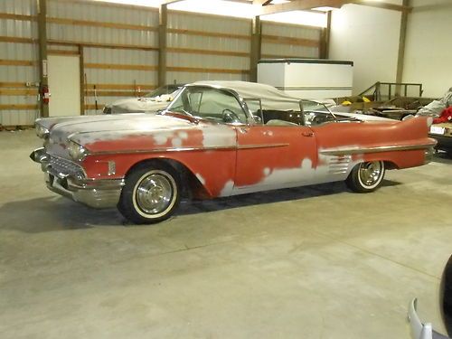 1958 cadillac convertible project car solid unrestored original survivor low res