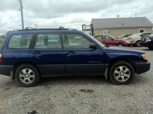 2001 subaru forester l wagon 4-door 2.5l  minor salvage   title