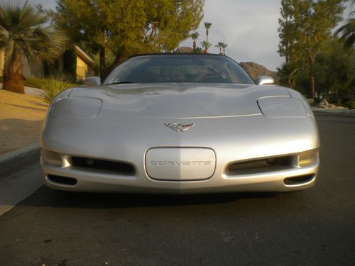 2003 corvette convertible silver 50th anniversary edition