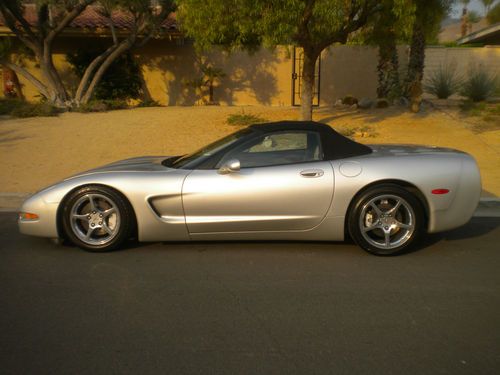 2003 corvette convertible silver 50th anniversary edition, image 7