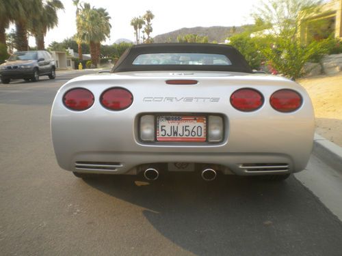 2003 corvette convertible silver 50th anniversary edition, image 8