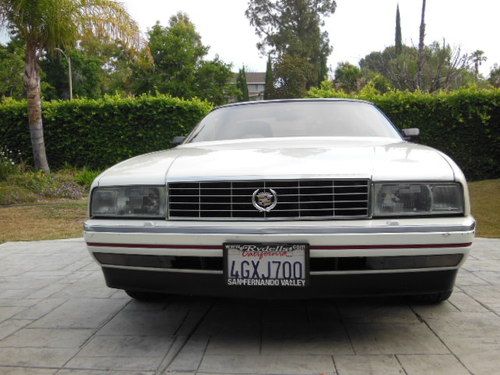 1987 CADILLAC ALLANTE CONVERTIBLE PEARL WHITE ORIGINAL TAN LEATHER, US $5,950.00, image 5