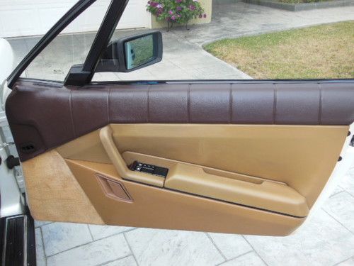 1987 CADILLAC ALLANTE CONVERTIBLE PEARL WHITE ORIGINAL TAN LEATHER, US $5,950.00, image 14