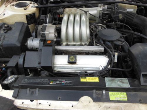 1987 CADILLAC ALLANTE CONVERTIBLE PEARL WHITE ORIGINAL TAN LEATHER, US $5,950.00, image 17