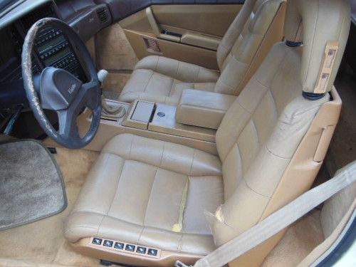 1987 CADILLAC ALLANTE CONVERTIBLE PEARL WHITE ORIGINAL TAN LEATHER, US $5,950.00, image 19