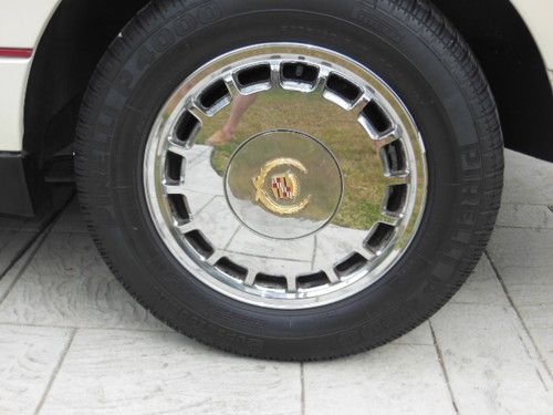 1987 CADILLAC ALLANTE CONVERTIBLE PEARL WHITE ORIGINAL TAN LEATHER, US $5,950.00, image 21