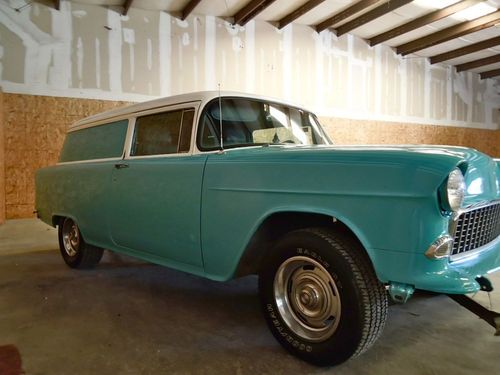 1955 chevrolet sedan delivery a/c pw/ps tilt wheel disk brakes very solid